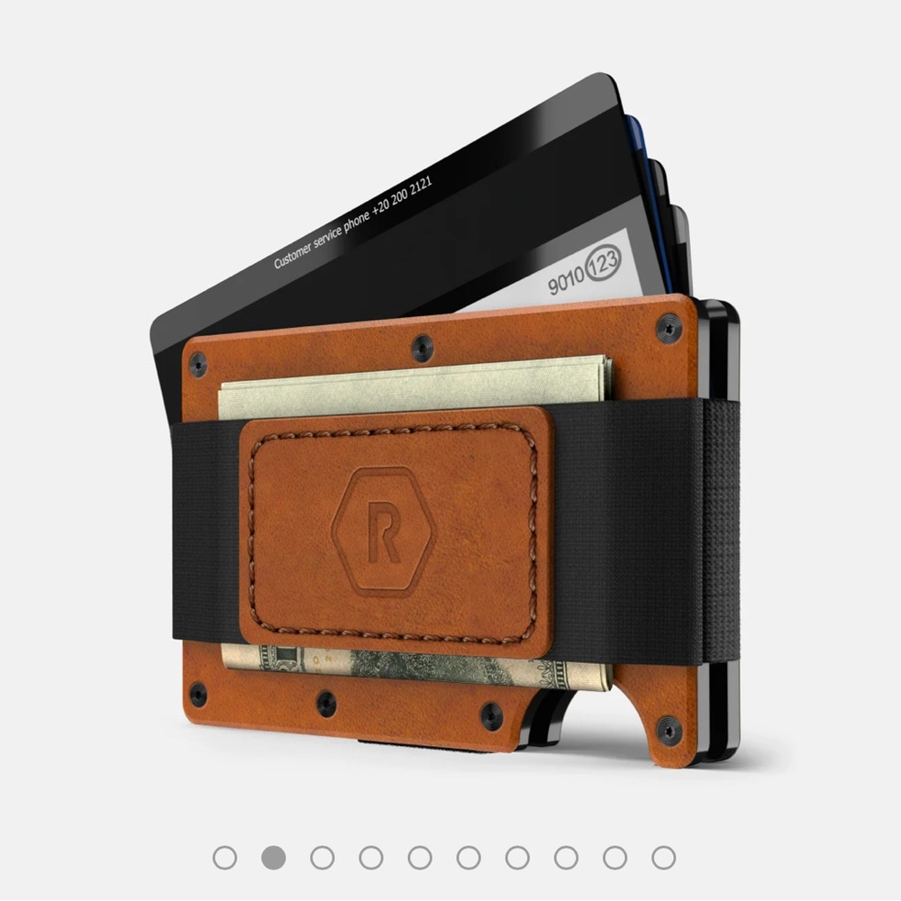 New Ridge Wallet- Tobacco Brown Leather ! Never used , Make a reasonable offer !